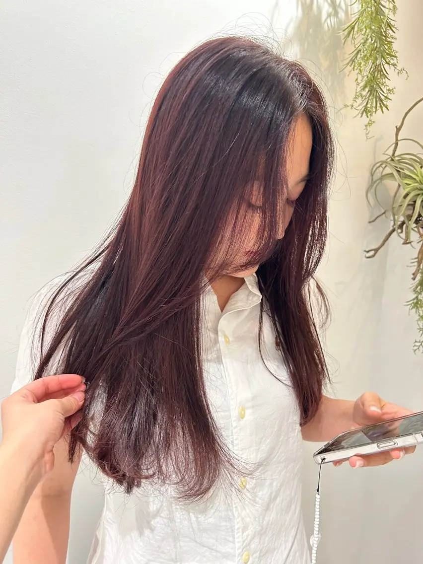 ロング ヘアカラー hair&eye🎀 /momoKaのマツエク・マツパデザイン