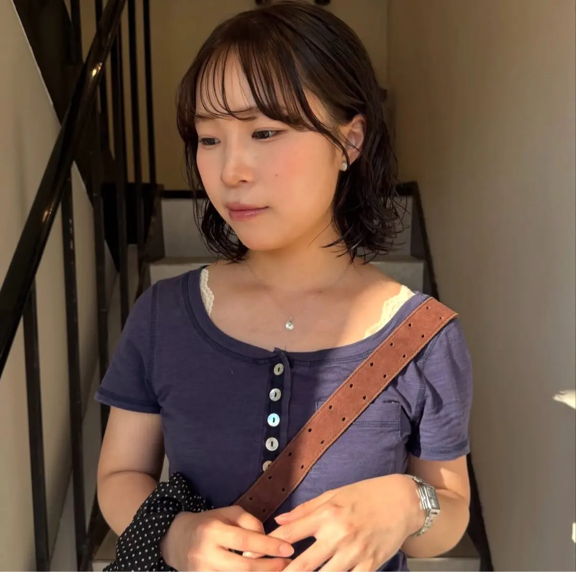 カラー 透明感カラー カット ヘアカラー トリートメント 中村 彩音のヘアスタイル