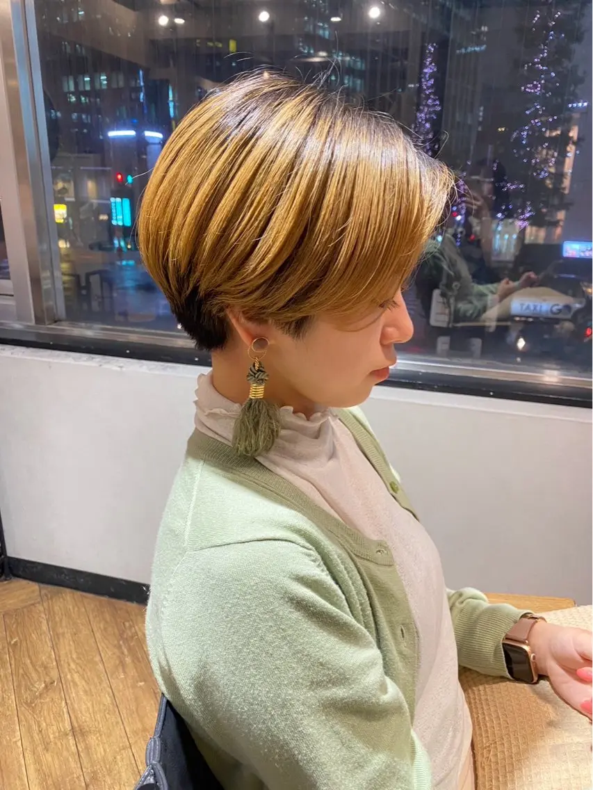 ショート ショートヘア 木寺 樹莉のヘアスタイル