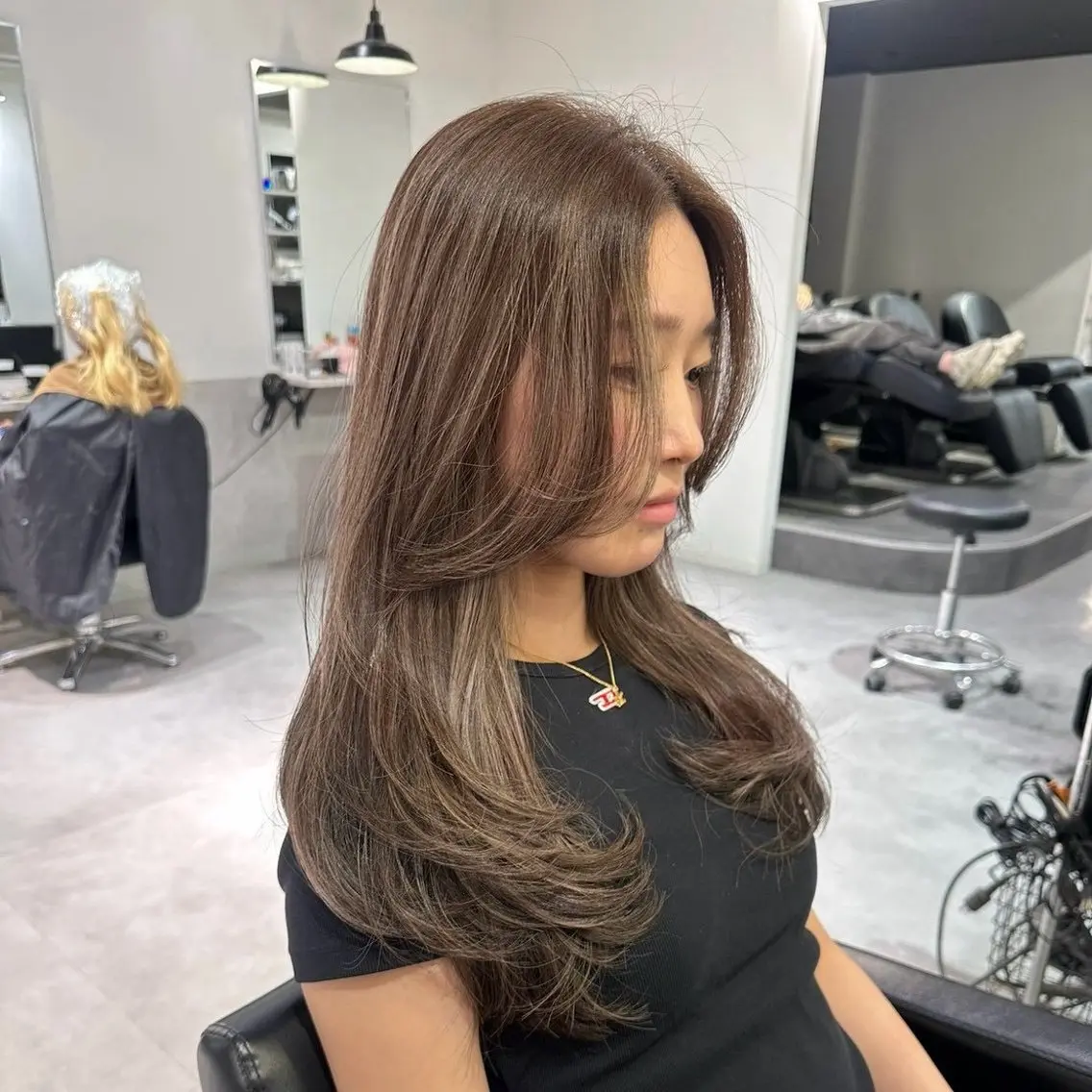 ロング カット ヘアカラー Hina‪🔆‬ CIERA南船場のヘアスタイル