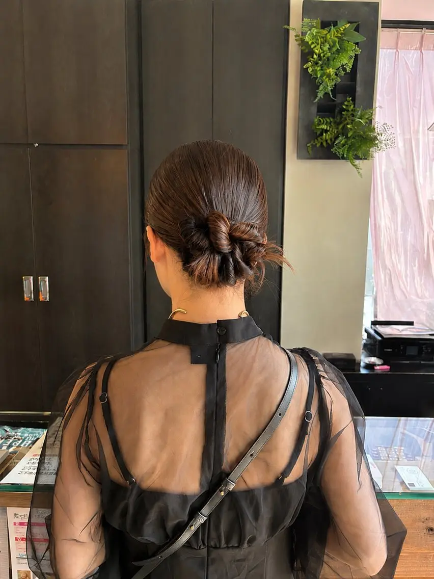 ヘアセットの写真