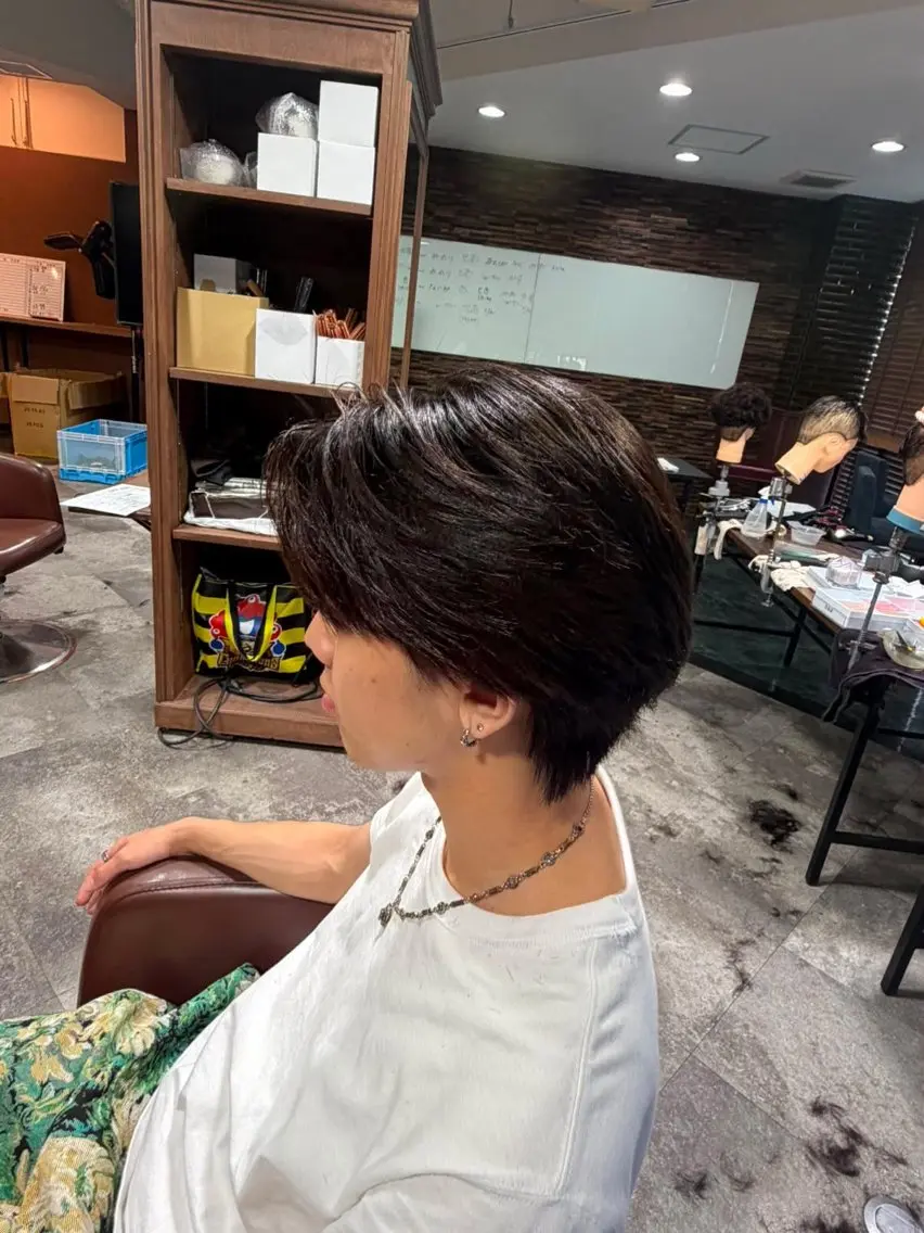 ミディアム 下津浦 竜成のヘアスタイル