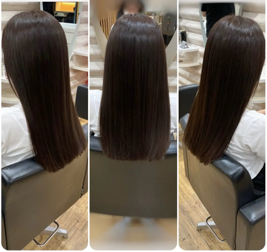 ロング カラー 髪質改善 カット トリートメント KON｜ごまかさない 艶。酸熱×精密カットのヘアスタイル