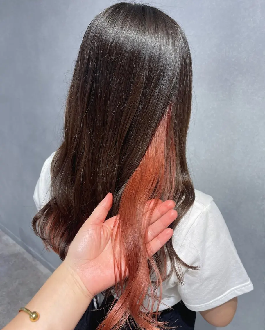 セミロング カラー ヘアカラー 唐澤 千尋のヘアスタイル