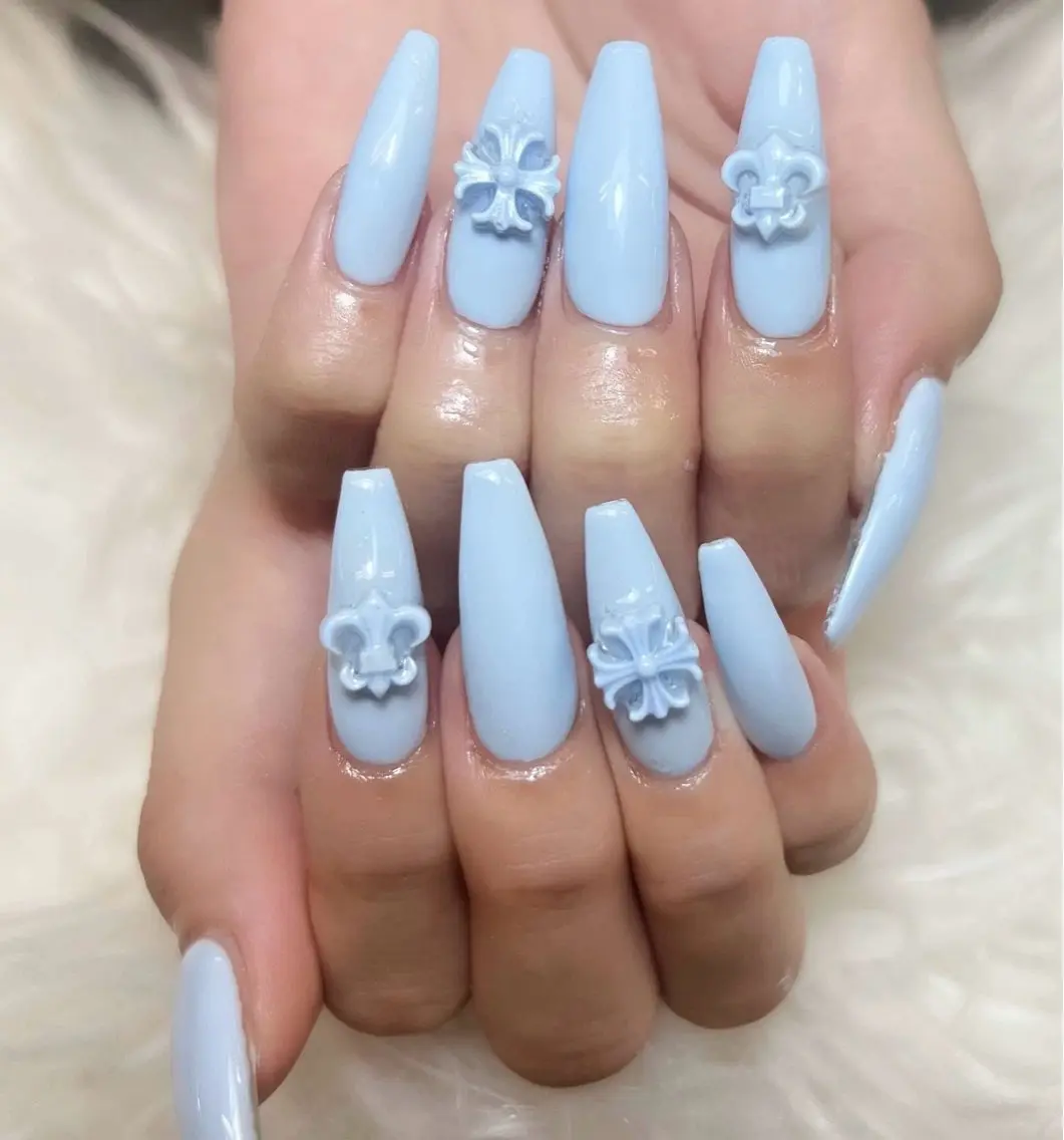 ネイル チークネイル 長さ出し フットネイル マグネットネイル 持ち込み ハンドネイル ANH NAIL ゴテゴテ専門店💎のネイルデザイン