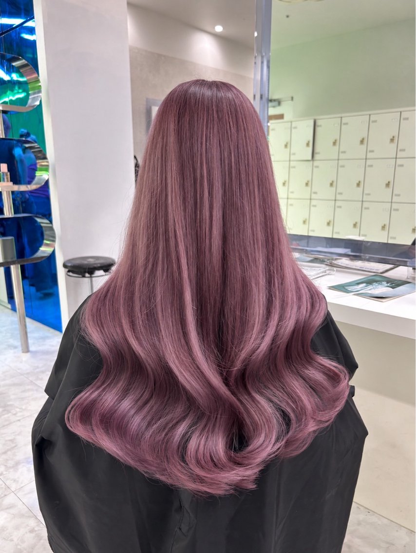 ロング matsuri モテ艶ラベンダー❤︎のヘアスタイル