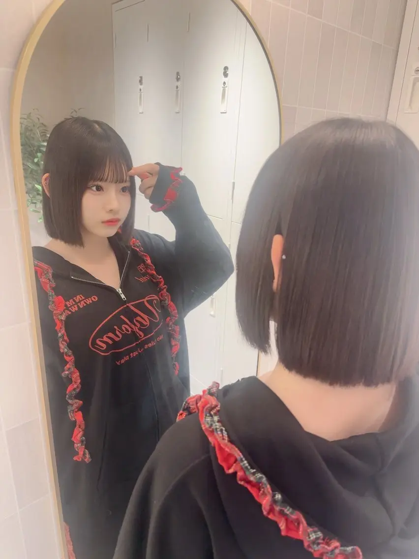 ショート カラー カット ヘアカラー トリートメント 🪞まとまるボブ× 縮毛矯正/敬土🪞のヘアスタイル
