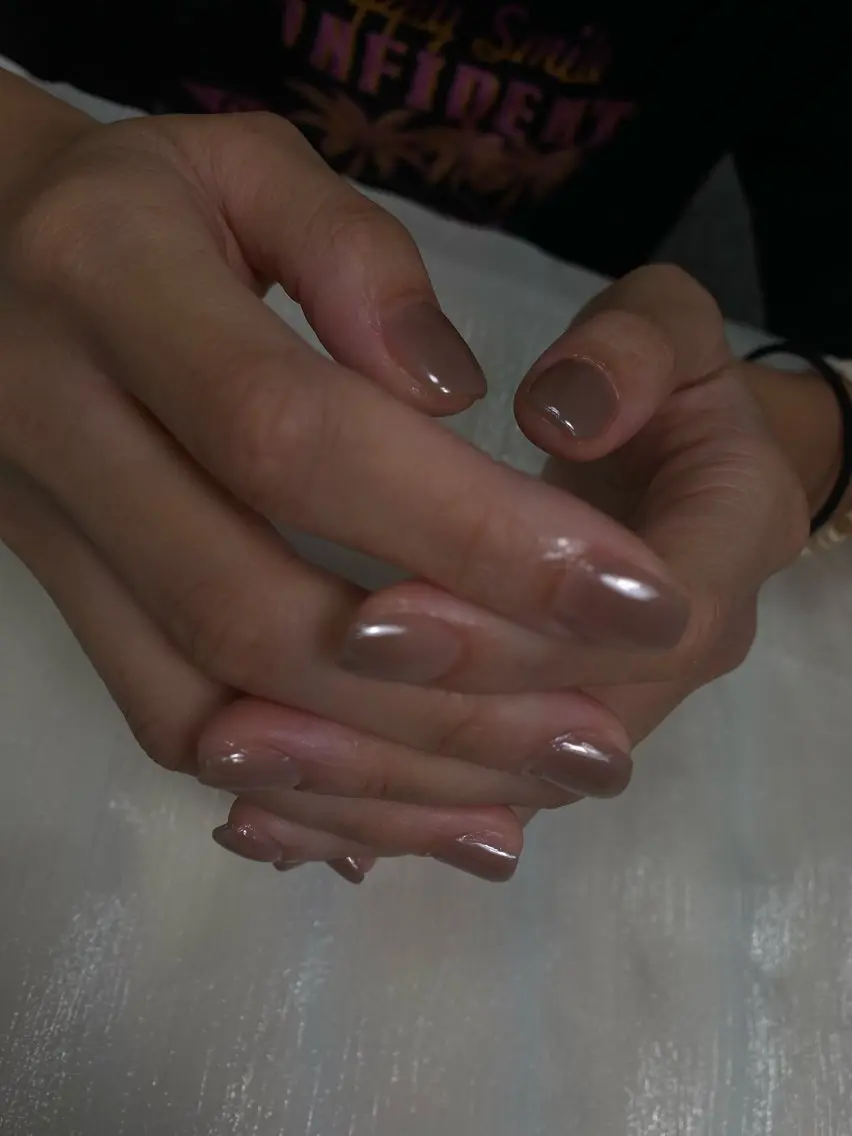 ネイル ワンカラーネイル ハンドネイル ALLY nail studioのネイルデザイン