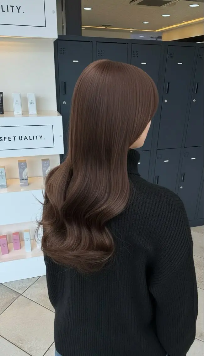 ロング 淵野辺カラーモデル 募集🌼畔上のヘアスタイル