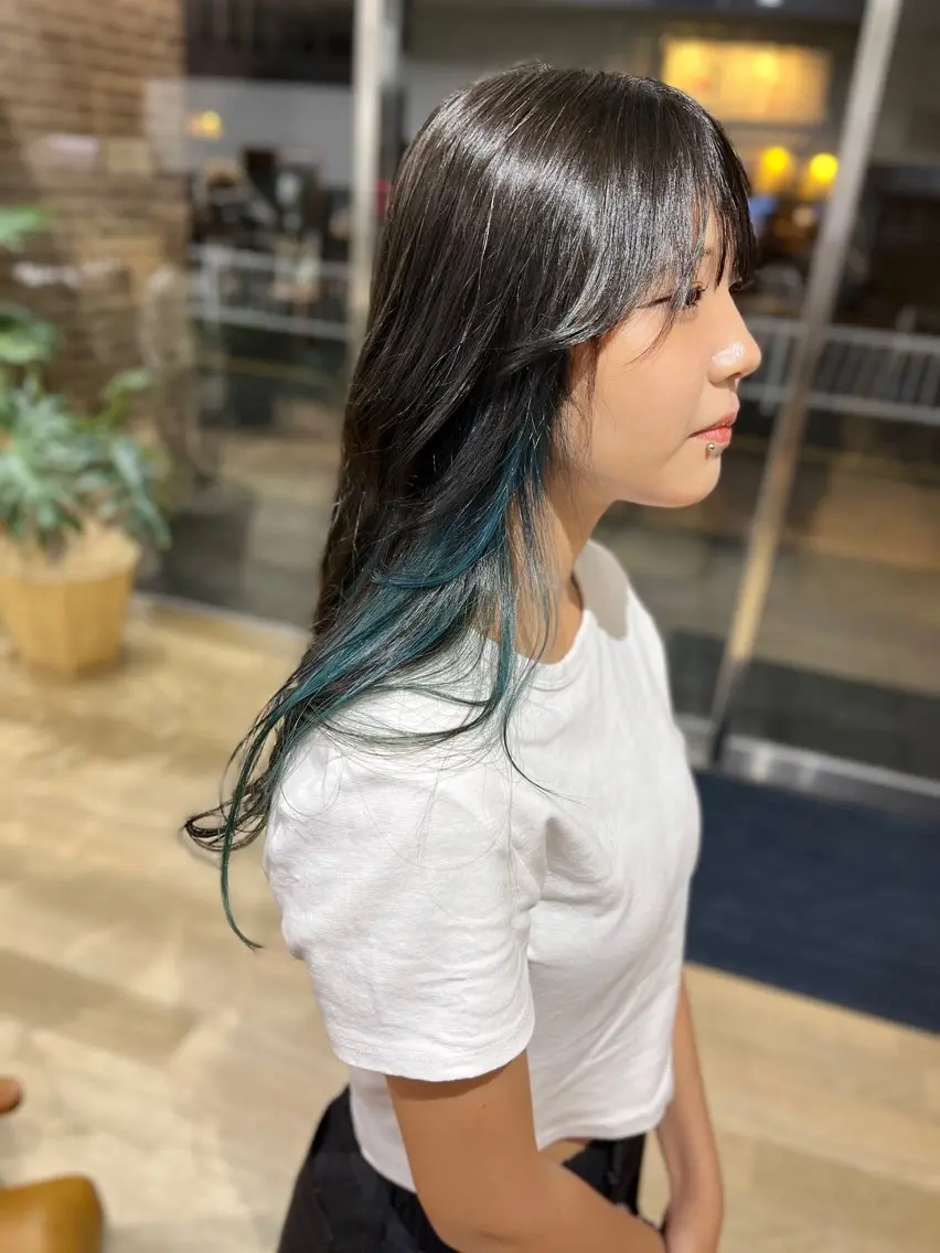 カラー イヤリングカラー 菊池 蓮のヘアスタイル