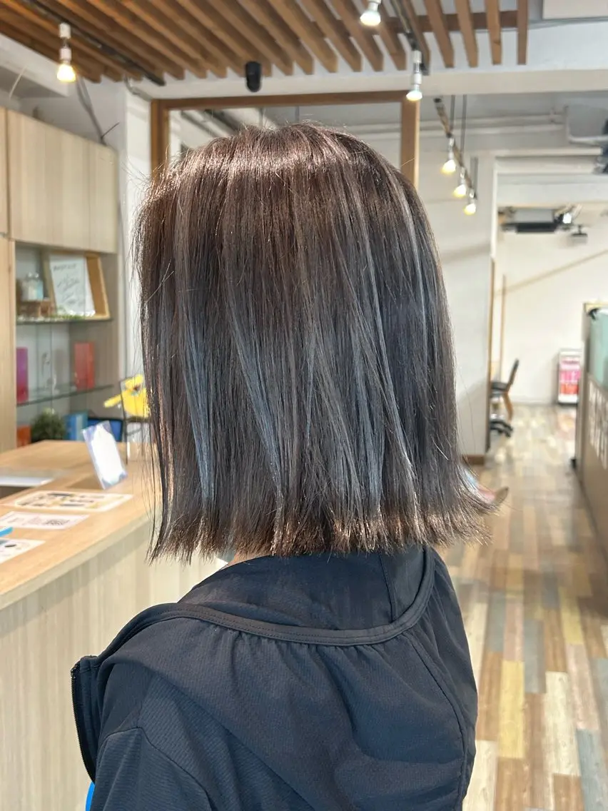 ショート カラー ブリーチ ケアブリーチ ダブルカラー ハイライトカラー ハイライト ヘアカラー トリートメント 志賀　輝/ハイライト /縮毛矯正/髪質改善のヘアスタイル