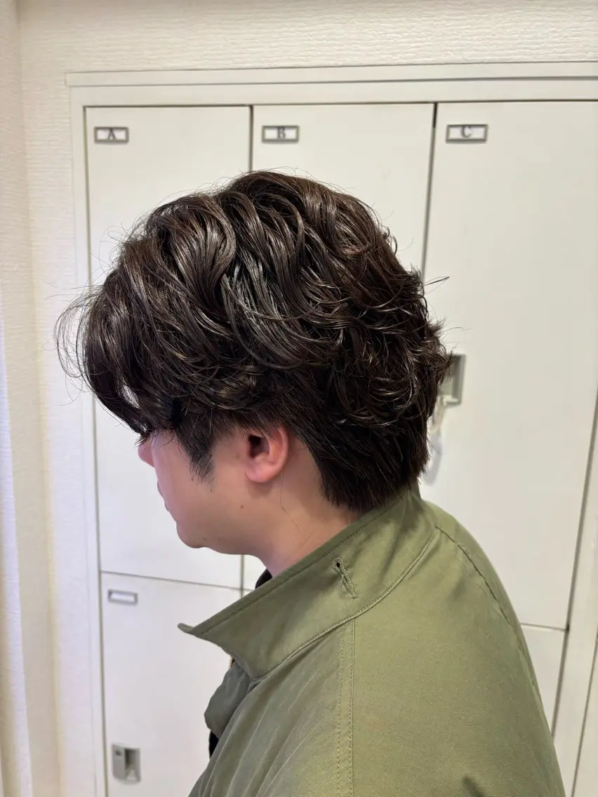 パーマ メンズ 💎【ちゅるんカラ ー】あいみ💎のヘアスタイル