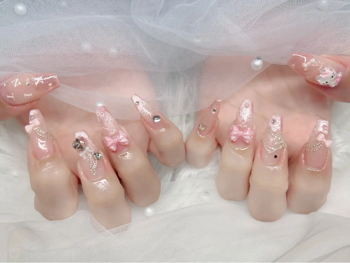 ネイル グラデーション マグネットネイル ハンドネイル Kei Nail Shibuyaのネイルデザイン