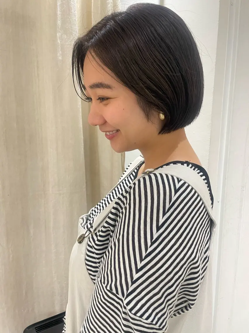 ショート カラー アッシュ 透明感カラー カット ヘアカラー トリートメント 🪐ナチュラルモード ヘア🪐honokaのヘアスタイル