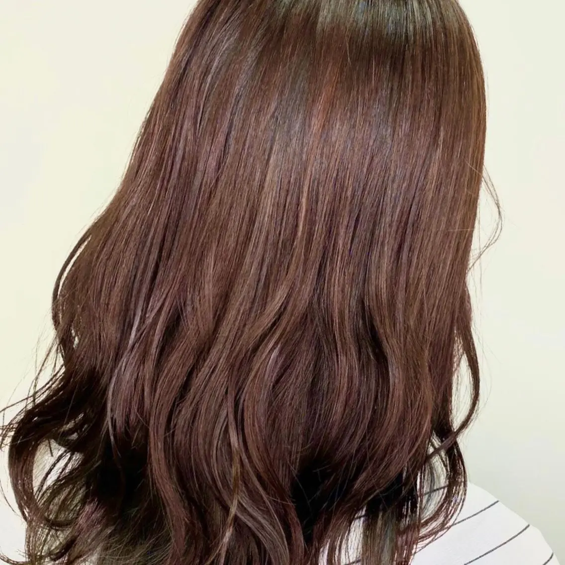 ミディアム ヘアカラー レイヤー/艶髪カラー 森本くるみのヘアスタイル