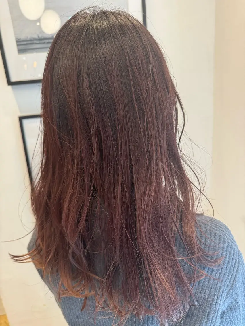 ロング カラー 塚本 昂のヘアスタイル