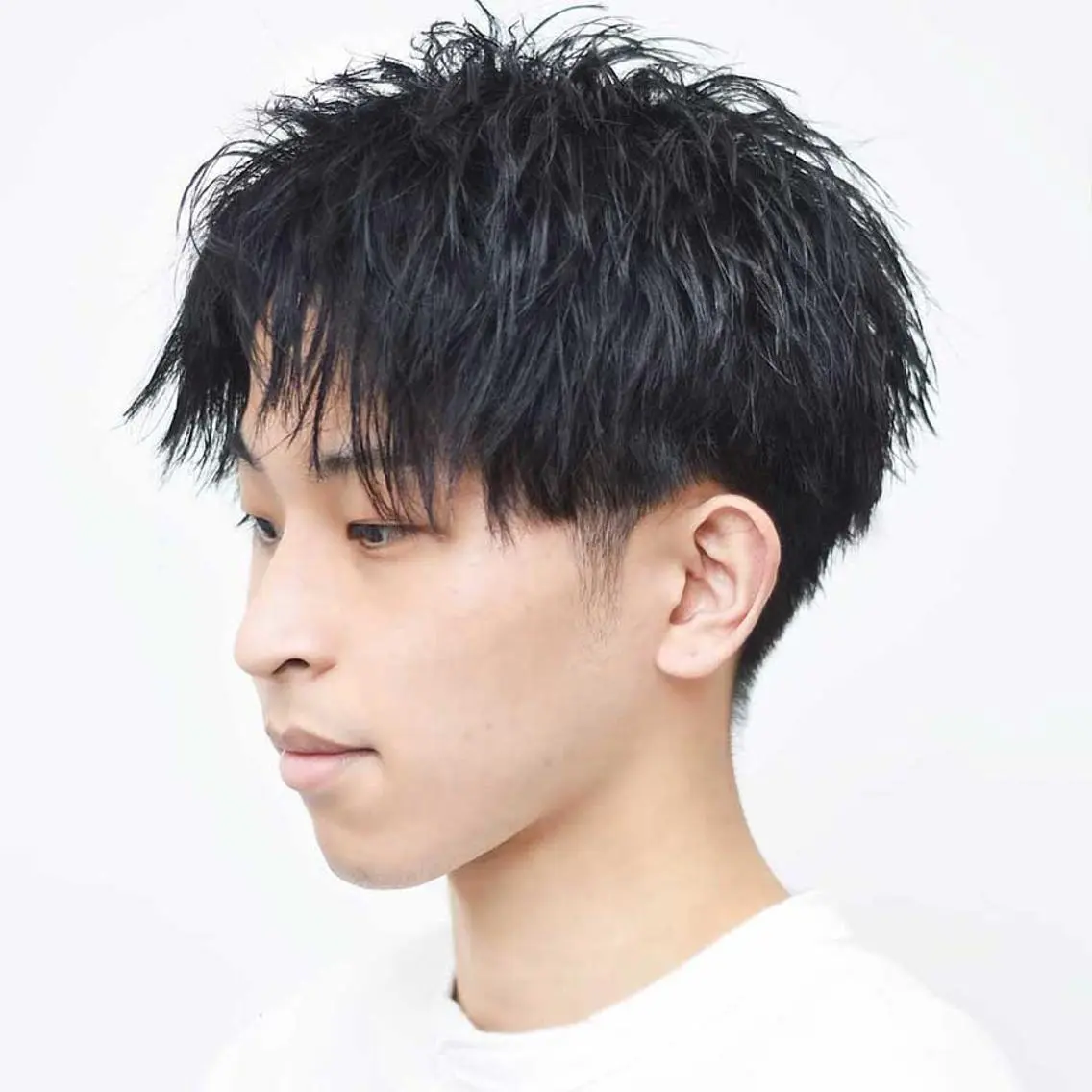 ショート メンズ センターパート メンズパーマ メンズツイストパーマ ツイストパーマ カット パーマ トリートメント 稲田 拓斗 ✂️Atemのヘアスタイル