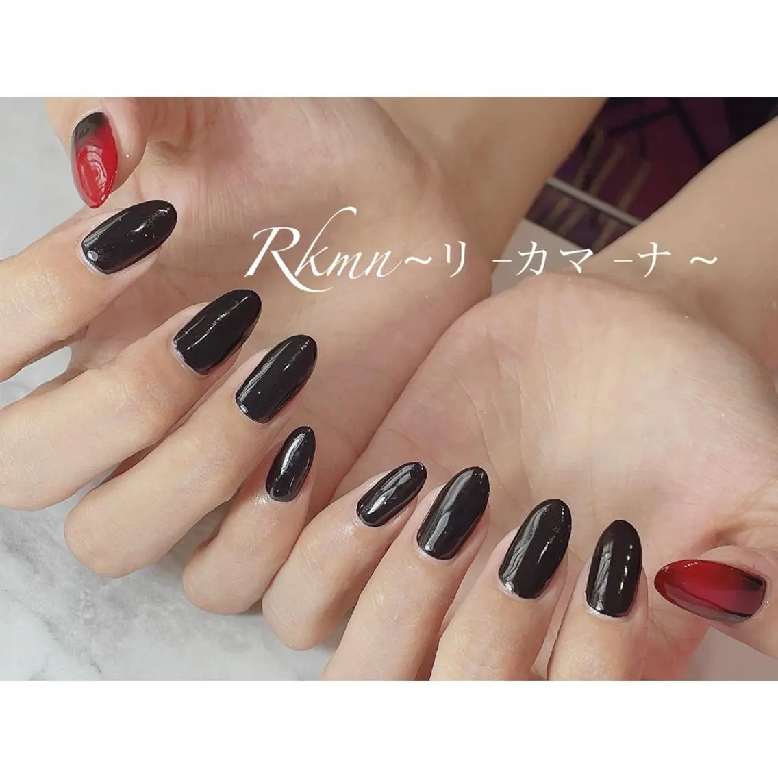 ネイル アートネイル グラデーション 春ネイル ハンドネイル フットネイル ハンドケア Rkmn ~リ-カマ-ナ~のネイルデザイン