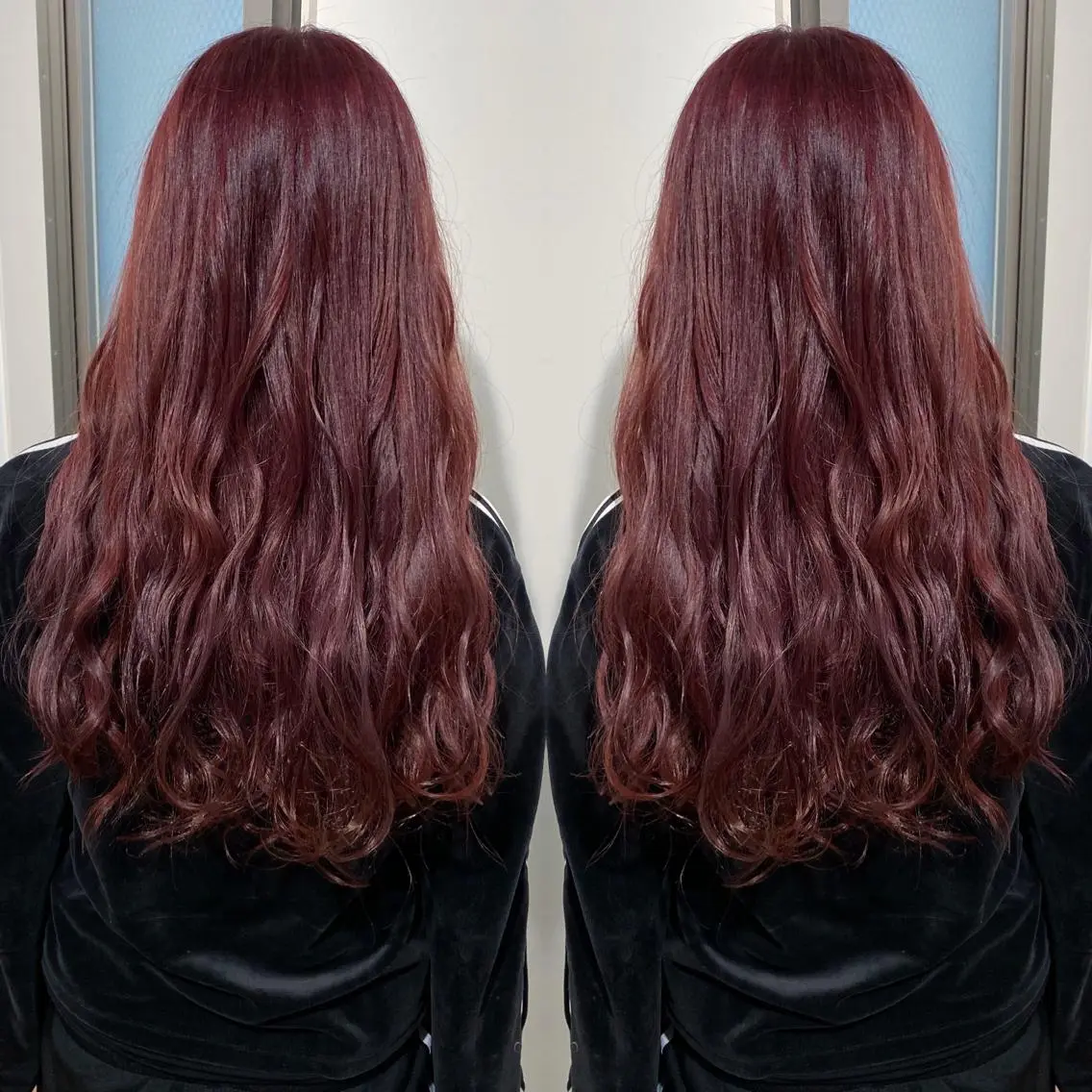 ロング カラー ピンクカラー ヘアカラー トリートメント ブリーチ特化 梅田本多翔のヘアスタイル
