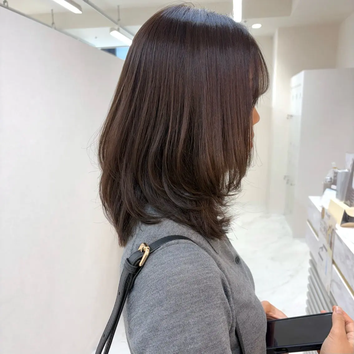ミディアム カラー カット ヘアカラー トリートメント 半個室/透明感カラー /SAKURAのヘアスタイル