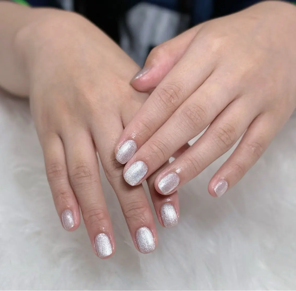 ネイル オーロラネイル チークネイル フットネイル フレンチネイル ジェルネイル Nichi Nailsのネイルデザイン