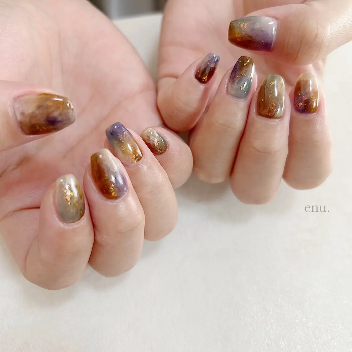 ネイル ハンドネイル enu. nanakoのネイルデザイン