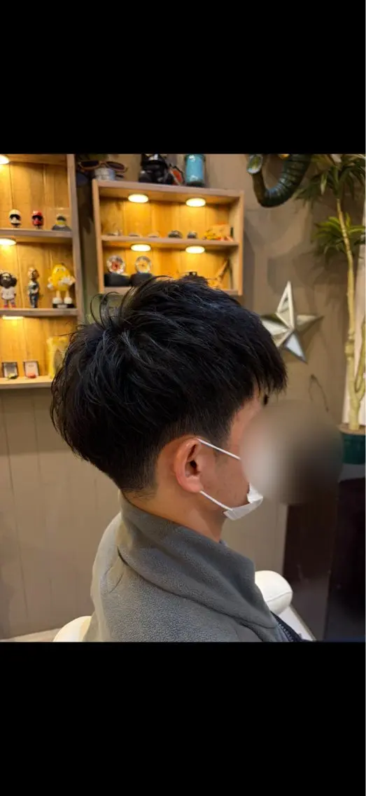 メンズ バウハウスヘア ひなのヘアスタイル