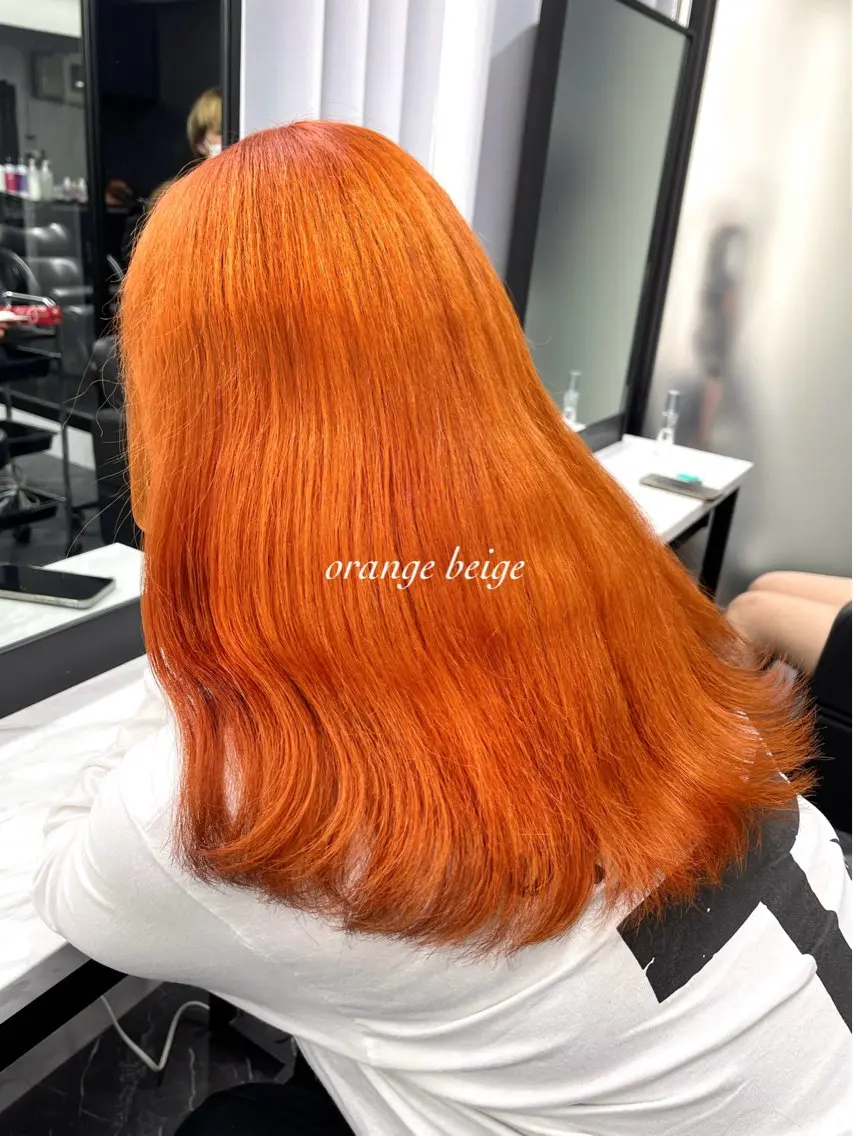 セミロング カラー ヘアカラー トリートメント 髪質改善/堀江 ケアカラーtoshiのヘアスタイル