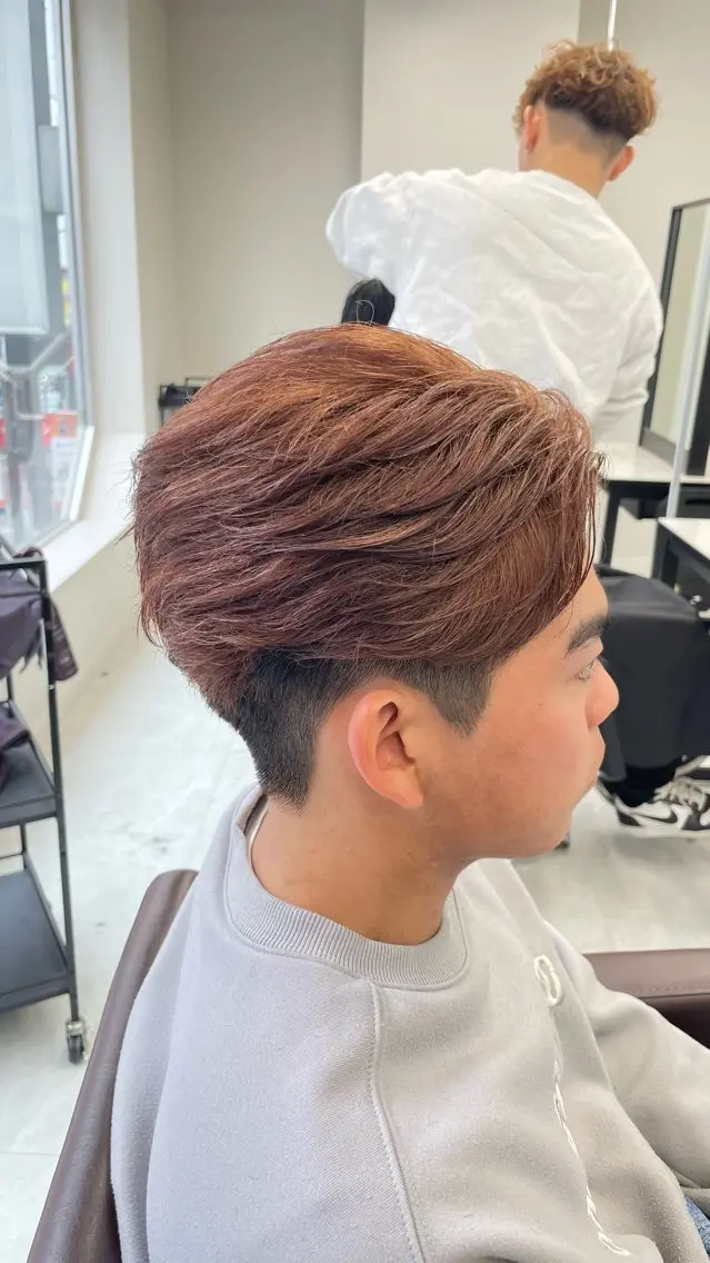 ミディアム パーマ メンズ カット パーマ メンズ特化AMITY SHINGOのヘアスタイル