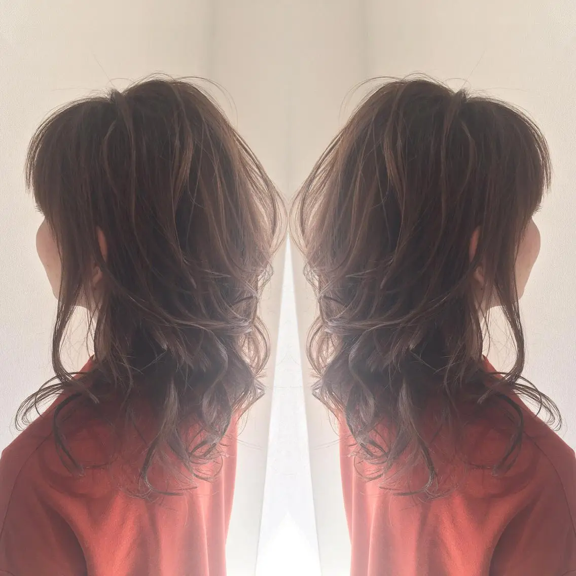 ロング カラー ヘアアレンジ カット ヘアカラー トリートメント 中間 将人のヘアスタイル