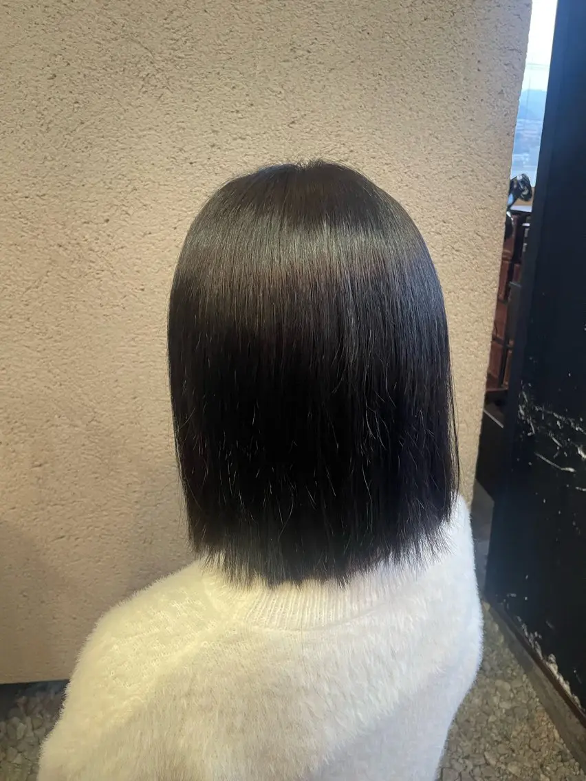 ミディアム 縮毛矯正 SARAJU仁川 _aya🌼のヘアスタイル