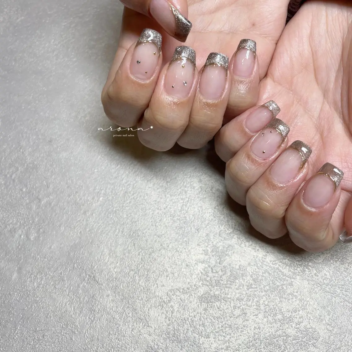 ネイル マグネットネイル ハンドネイル nail salon ✷aronaのネイルデザイン