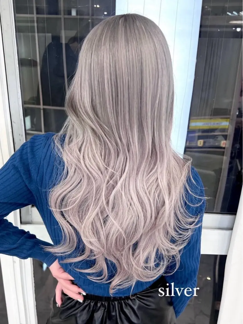 ロング カラー ベージュカラー ブリーチ 抜きっぱなしブロンド ブロンド 透明感カラー ヘアカラー 池袋ブリーチ/ ハイトーン/Shunのヘアスタイル