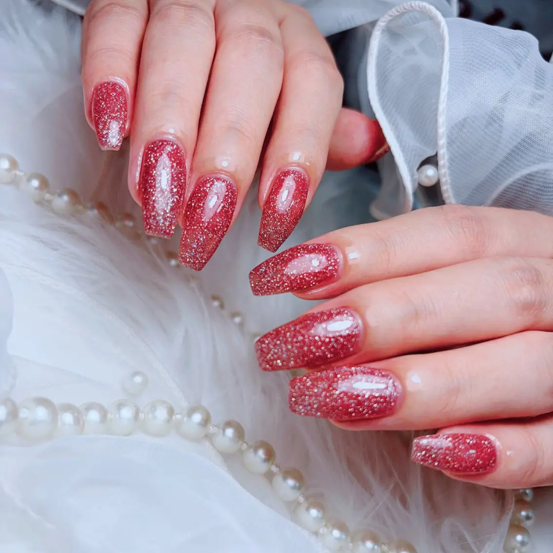 ネイル キラキラネイル ハンドネイル Nailsalon Spina 琴美のマツエク・マツパデザイン