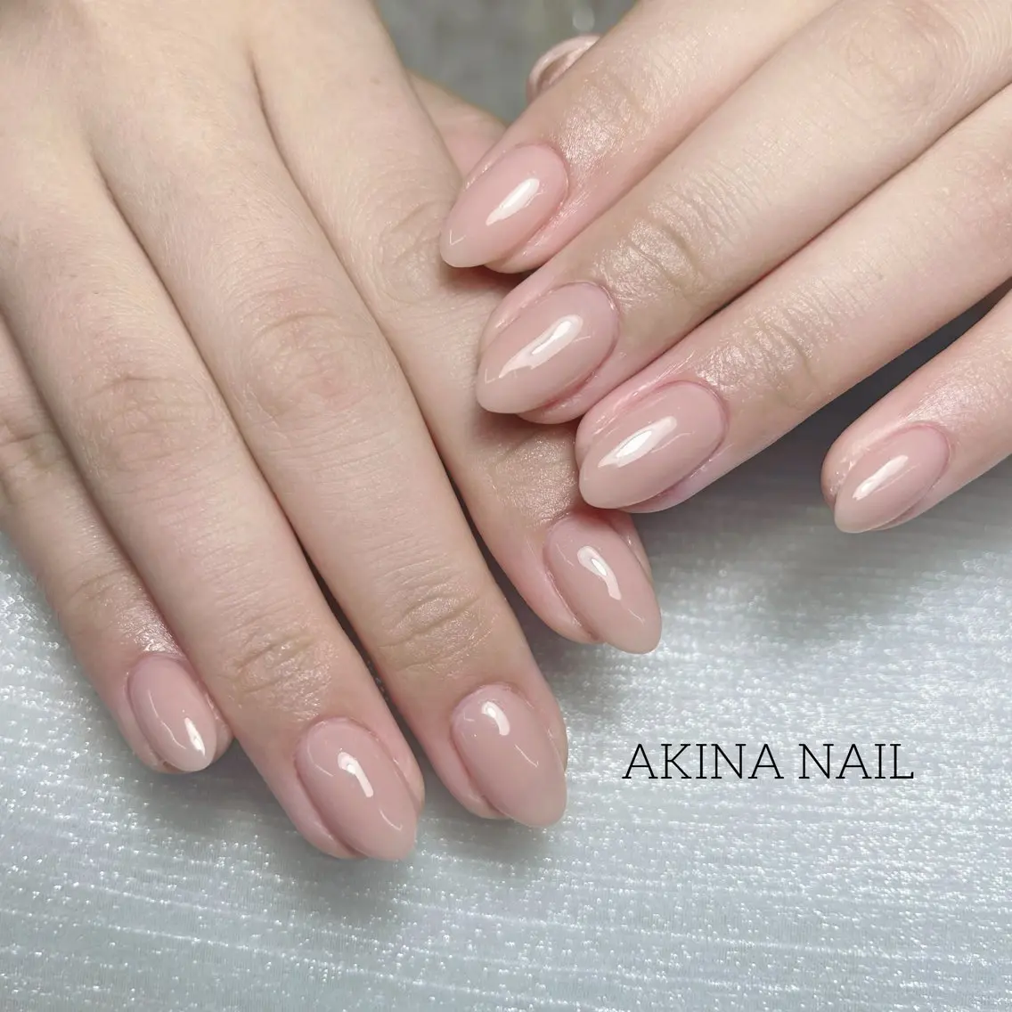 ミディアム ハンドネイル ハンドケア Akina Nail 亀戸のネイルデザイン