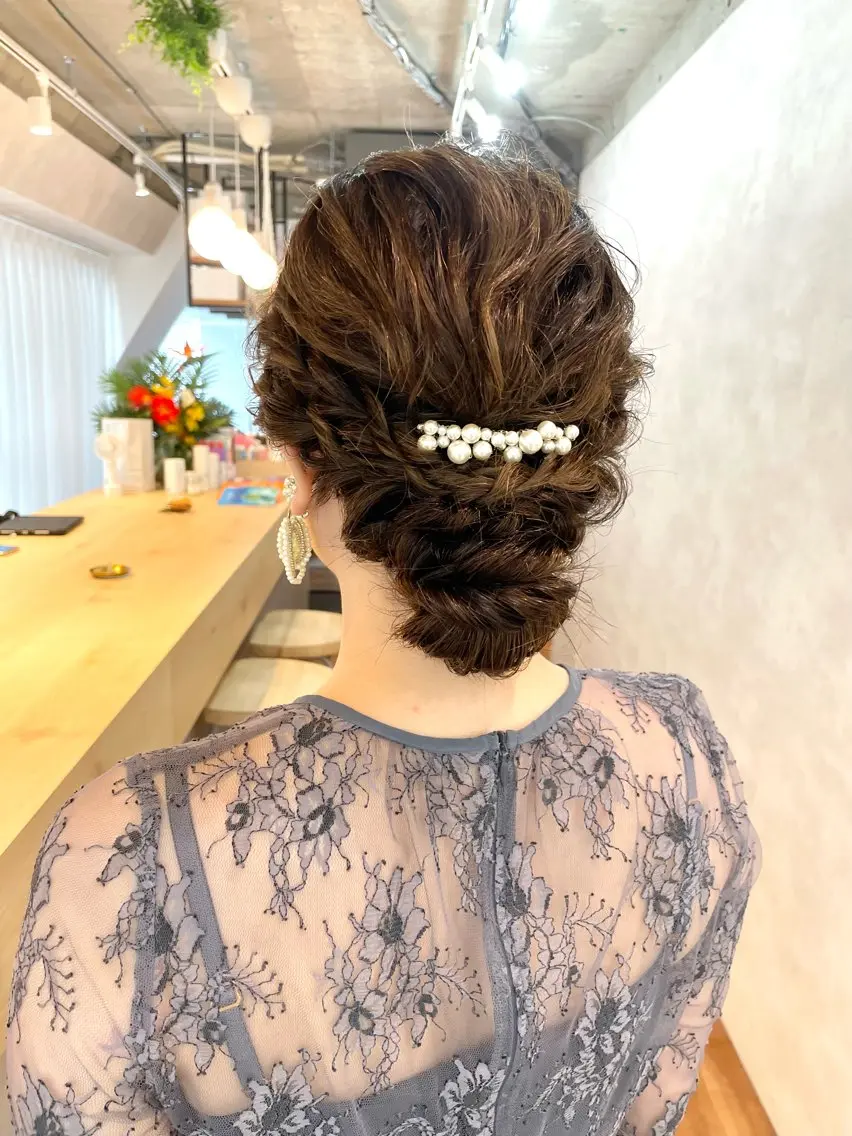 ヘアアレンジ 結婚式・ブライダル moro 丁寧なカウンセリングのヘアスタイル
