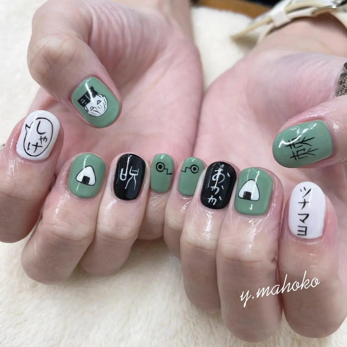 ネイル ハンドネイル パラジェル有/ 長さだし/mahoのネイルデザイン