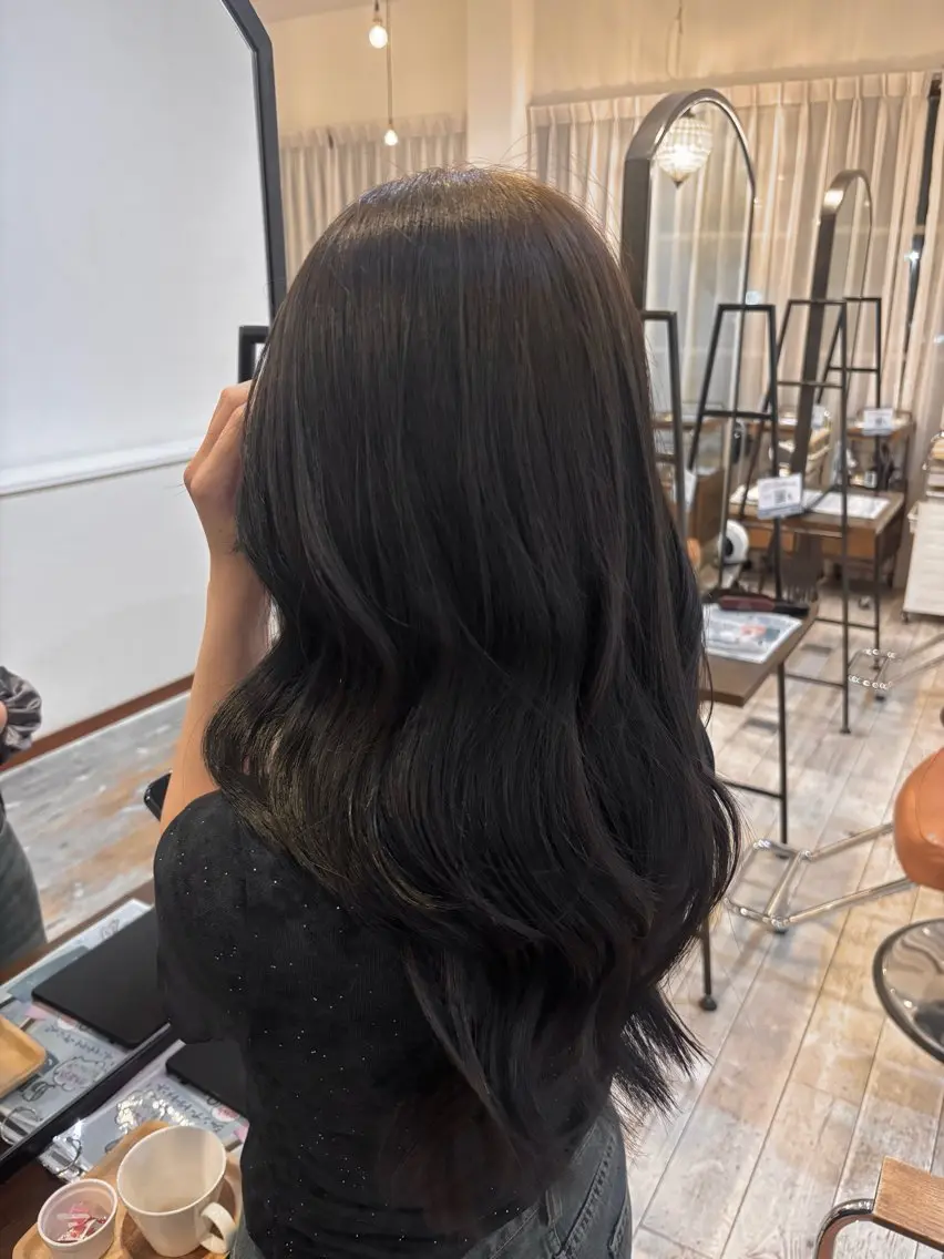 ロング ヘアカラー トリートメント set-up北長瀬 yuunaのヘアスタイル