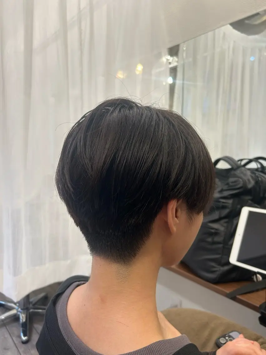ショート ハンサムショート ショートヘア カット 艶カラー /Chitose🎀のヘアスタイル