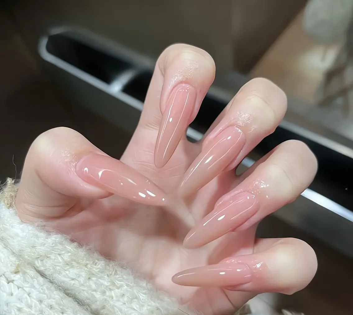 ネイル ラメ(グリッター) ワンカラーネイル ネイルチップ ハンドネイル Y3 NailSalonのネイルデザイン