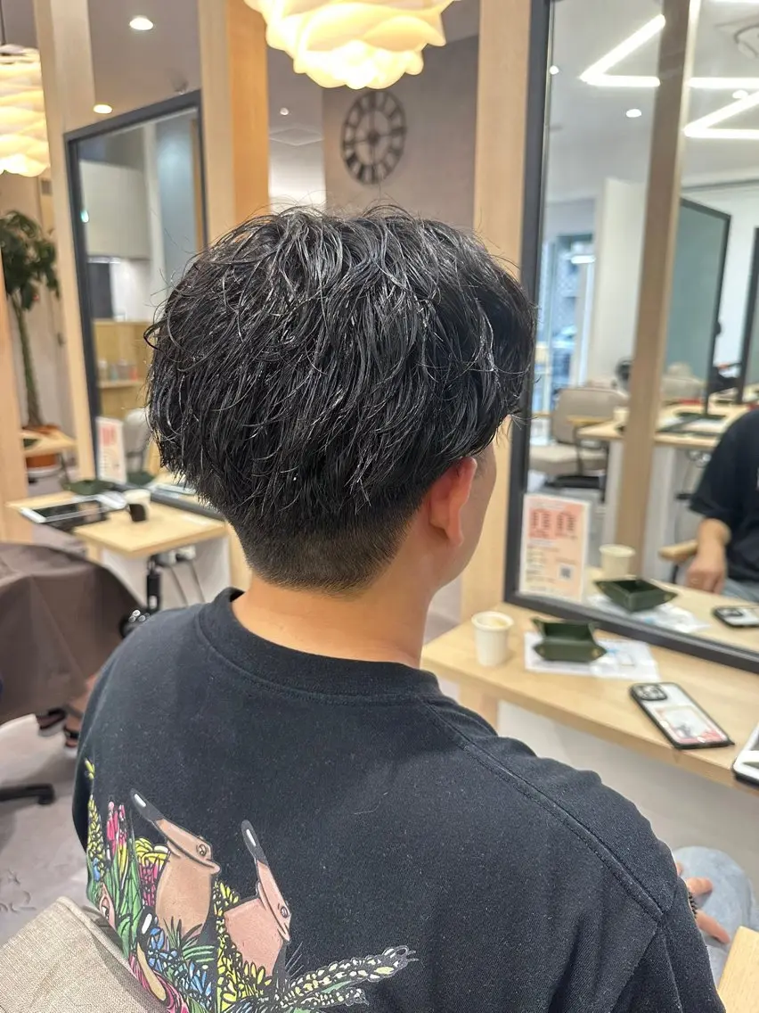 パーマ メンズ メンズパーマ カット パーマ 🦋大類 奏愛🦋のヘアスタイル