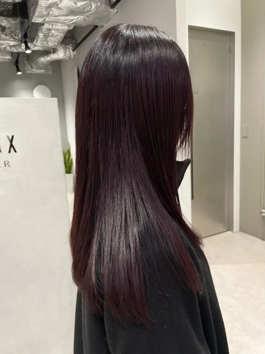 ロング カラー 透明感カラー ラベンダーカラー 本間里利果/カット・ カラーモデル募集中✨のヘアスタイル