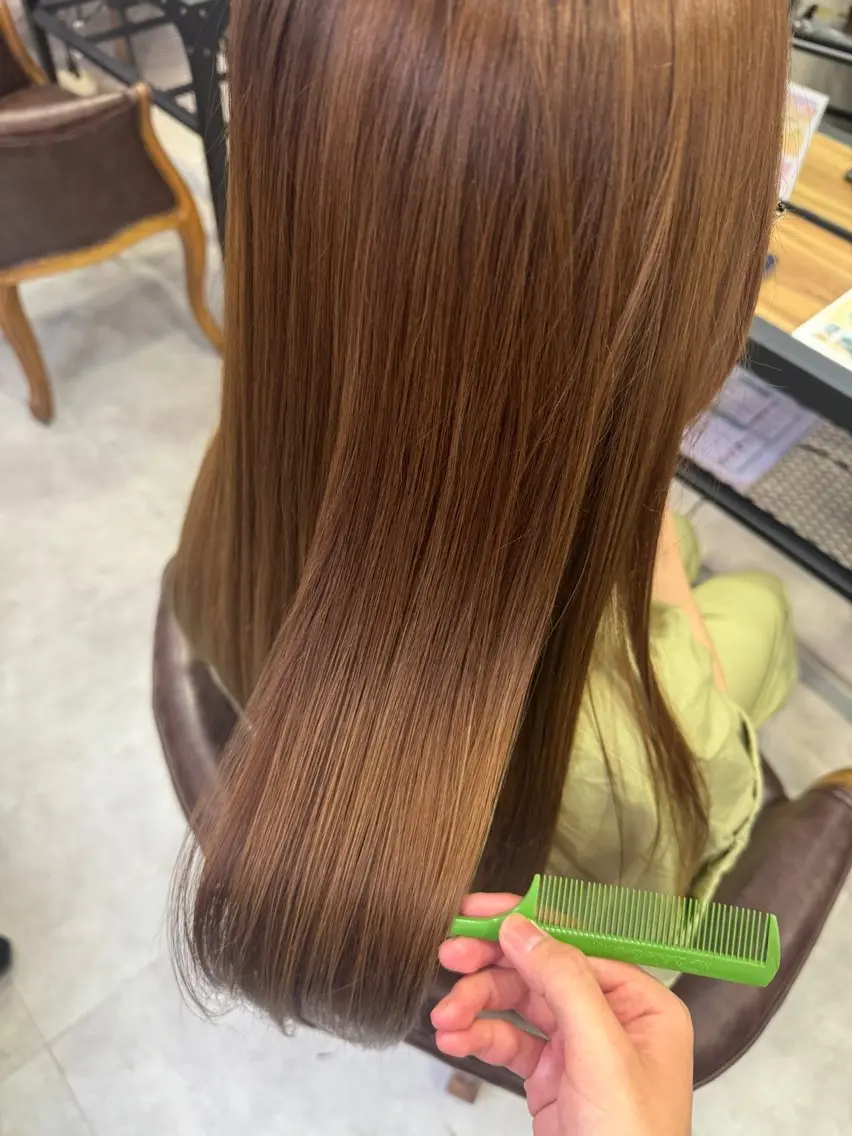 ロング カラー ベージュカラー トリートメント 中林 さくらのヘアスタイル