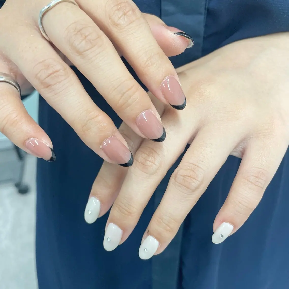 ネイル フレンチネイル シンプルネイル ハンドネイル Bianca川越西口 KITAZAKI🫧のネイルデザイン