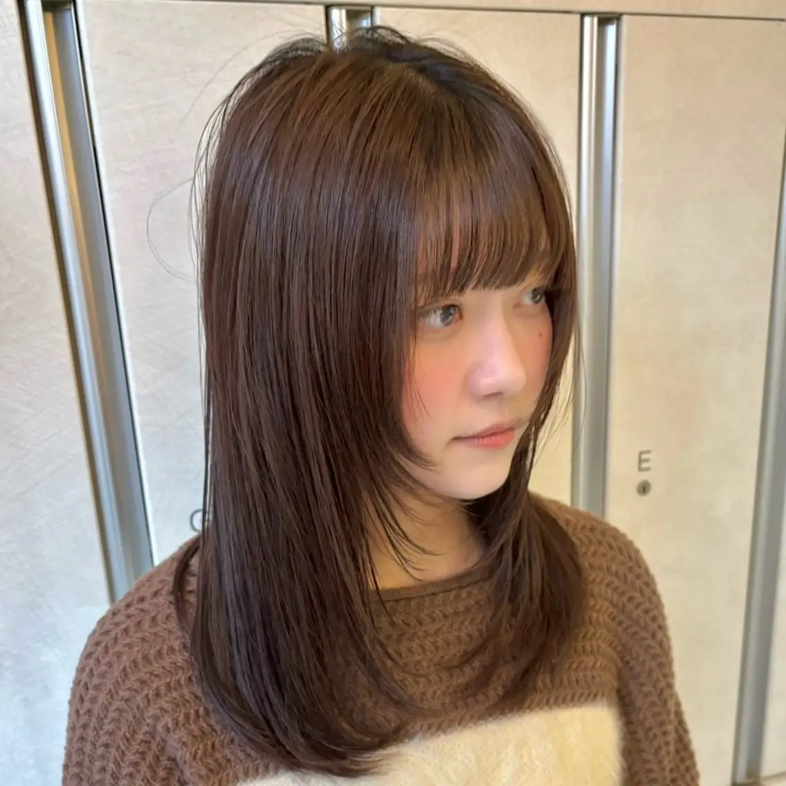 【初めての方限定🌼】赤み抑えめの透明感カラー+似合わせカット✨大人女性に人気の“柔らかいツヤ”が欲しい方に◎の写真