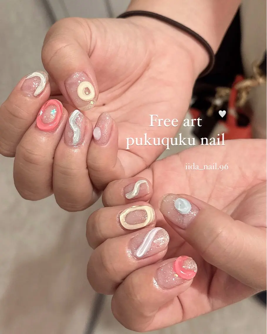 ネイル ハンドネイル 🧸原宿の美フォルム ネイリスト🧸いいだのネイルデザイン