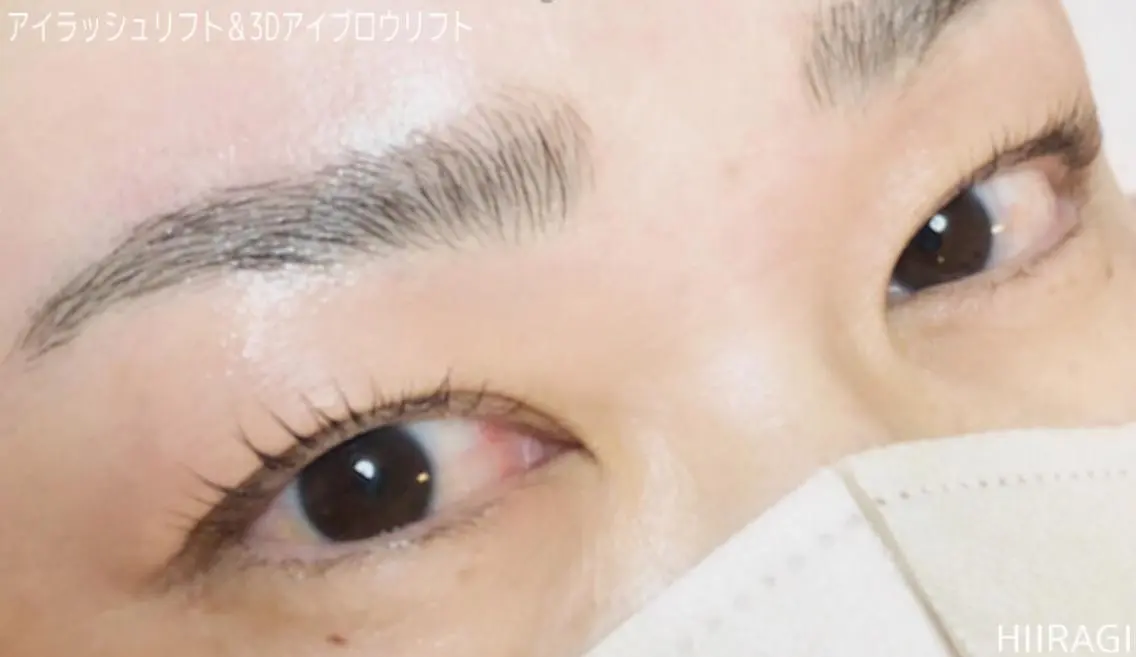 マツエク・マツパ アイブロウ マツパ 美容室 HIIRAGIのマツエク・マツパデザイン