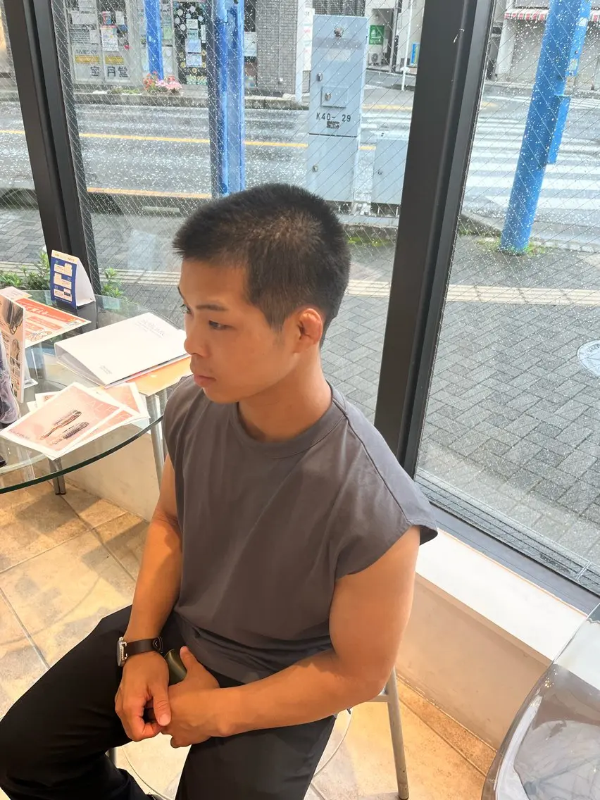 ショート メンズ カット 【メンズカット】 ✂️モデル募 市村のヘアスタイル