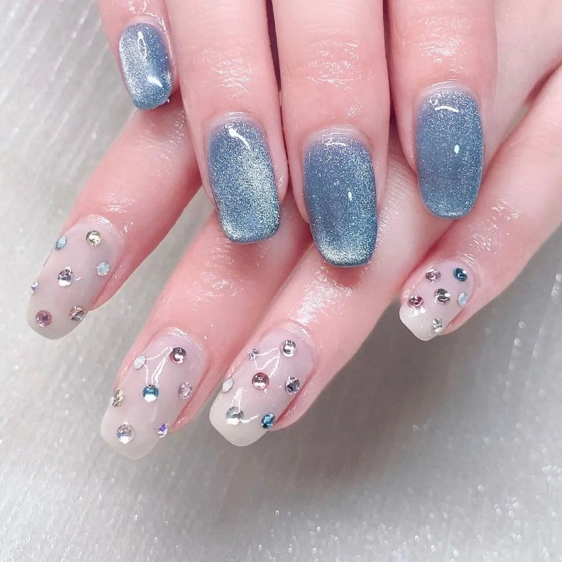 ネイル 長さ出し ハンドネイル Nailist suzuのネイルデザイン