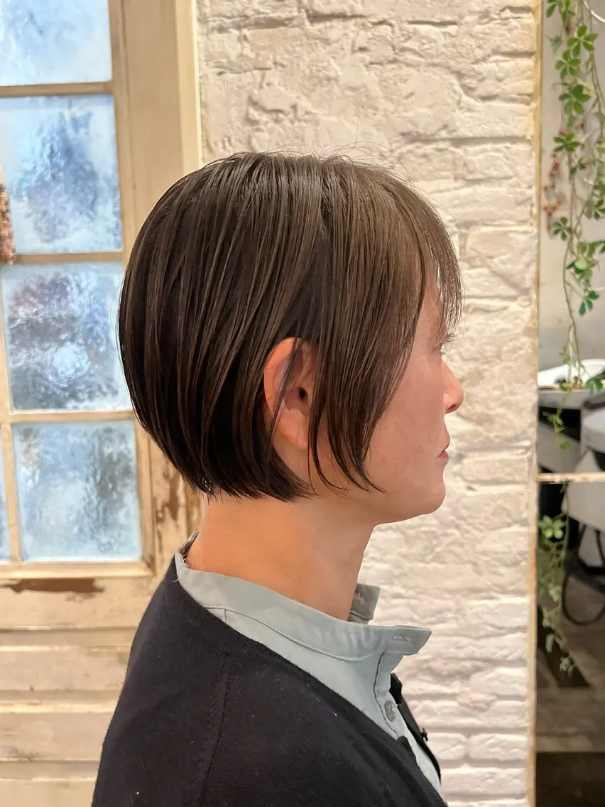 ショート 稲吉 優奈のヘアスタイル